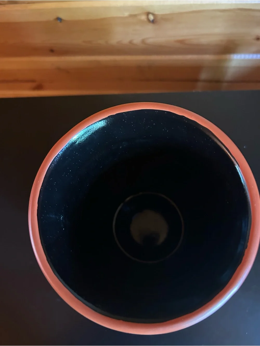 Terra-Crafted and Black Decorative Vase - Home Accents
